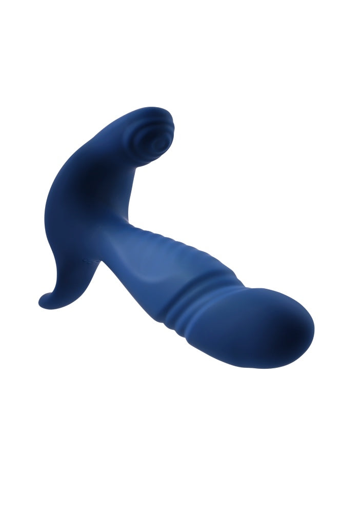 Labpify True Blue Thrusting & Vibrating G-Spot or P-Spot Massager - Blue